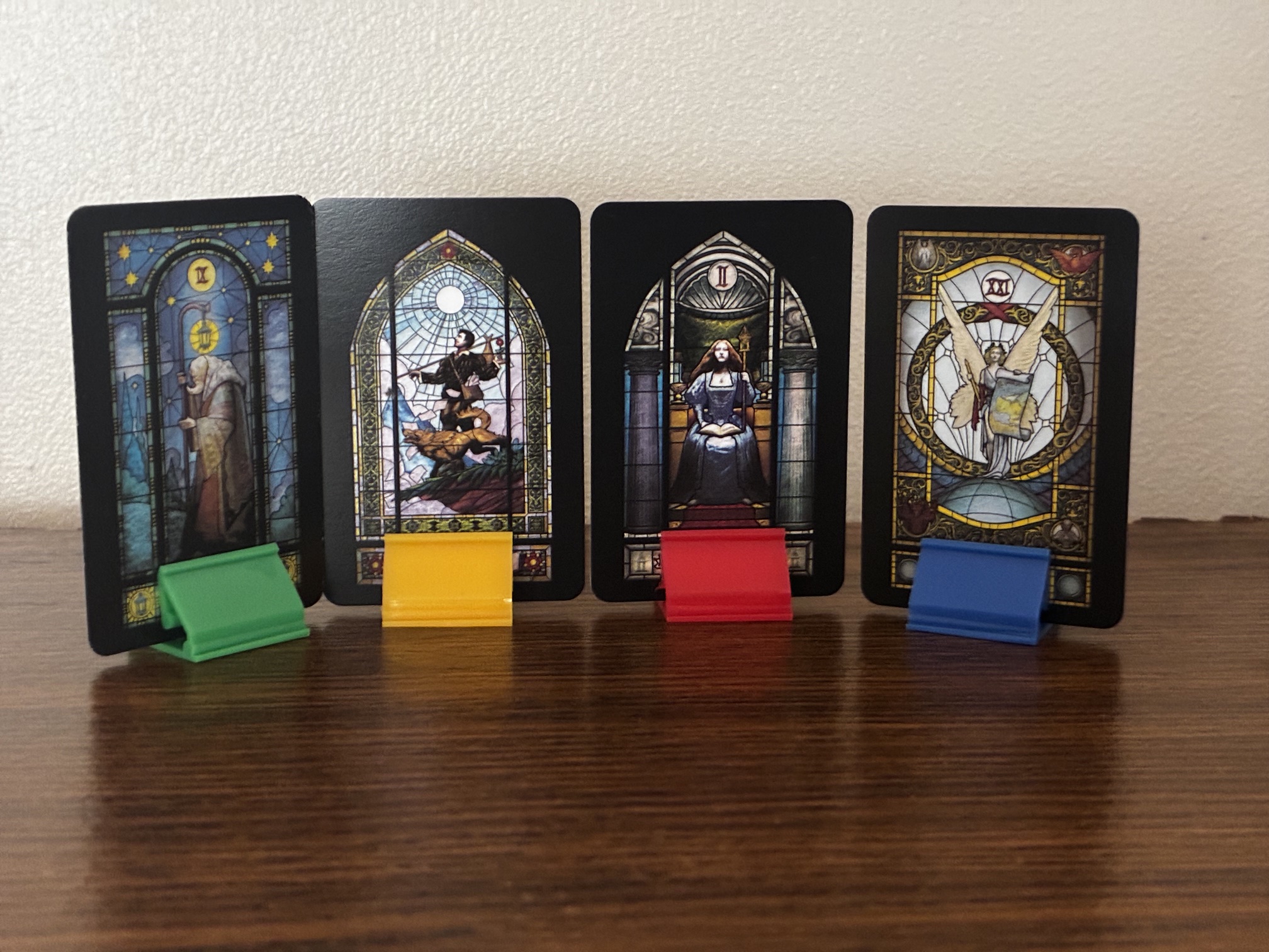 Player Pieces with small tarot
